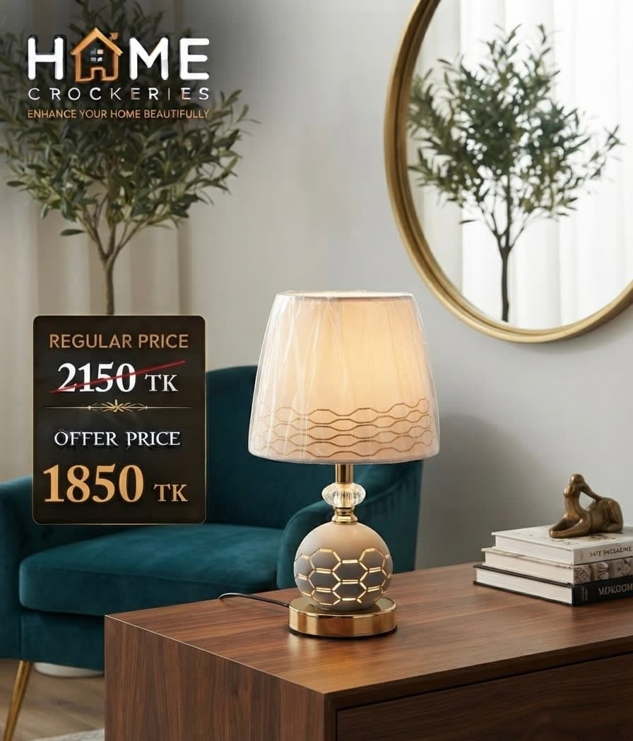 metal body table clock