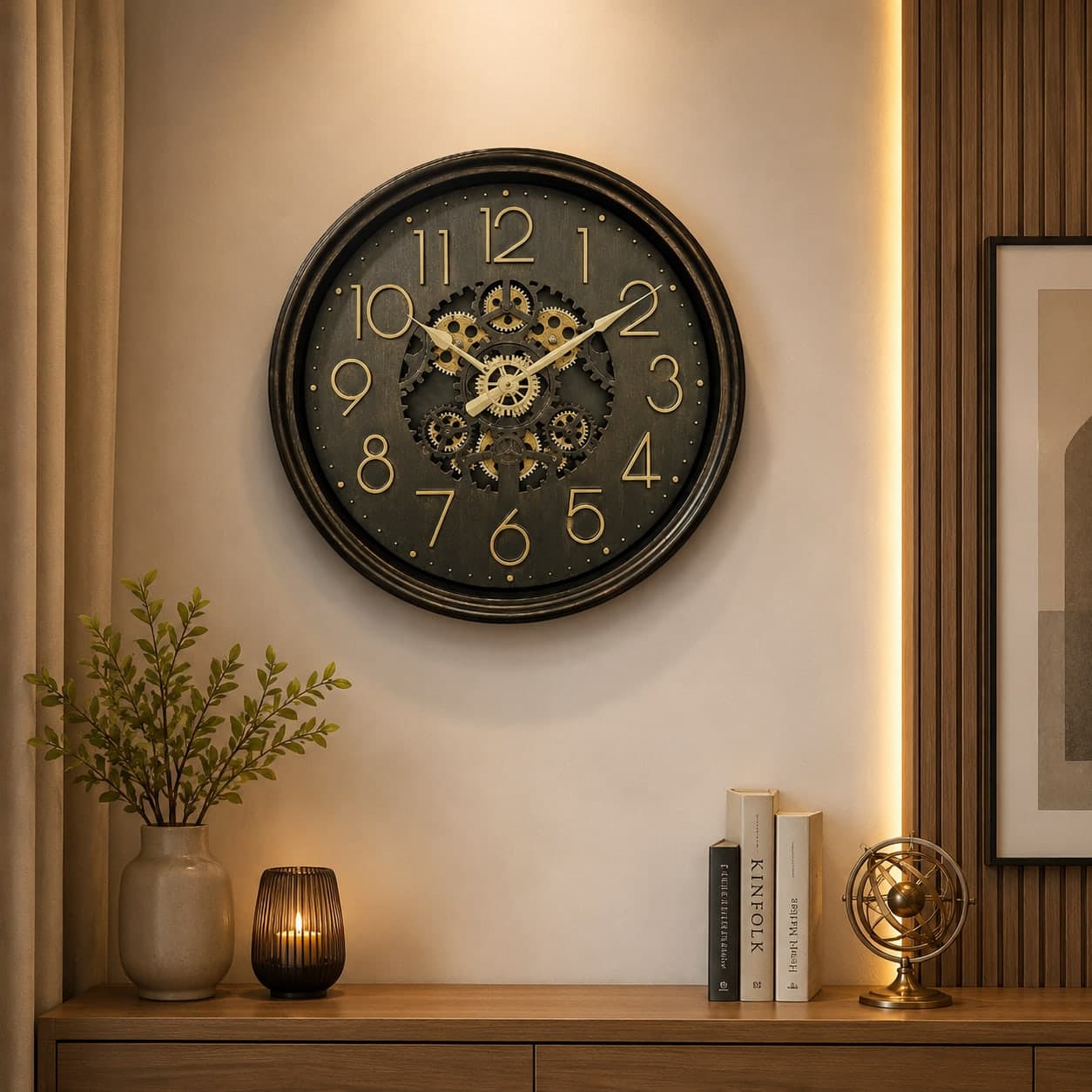 Premium Steampunk Wall Clock