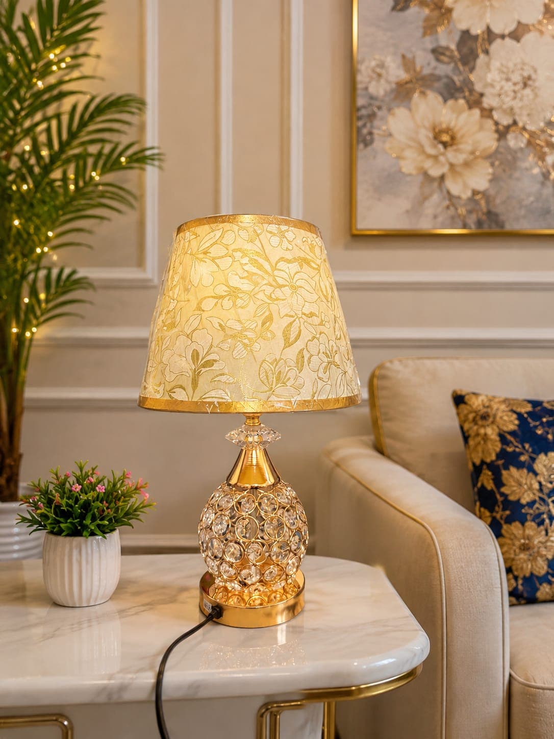 Premium Crystal Table Lamp