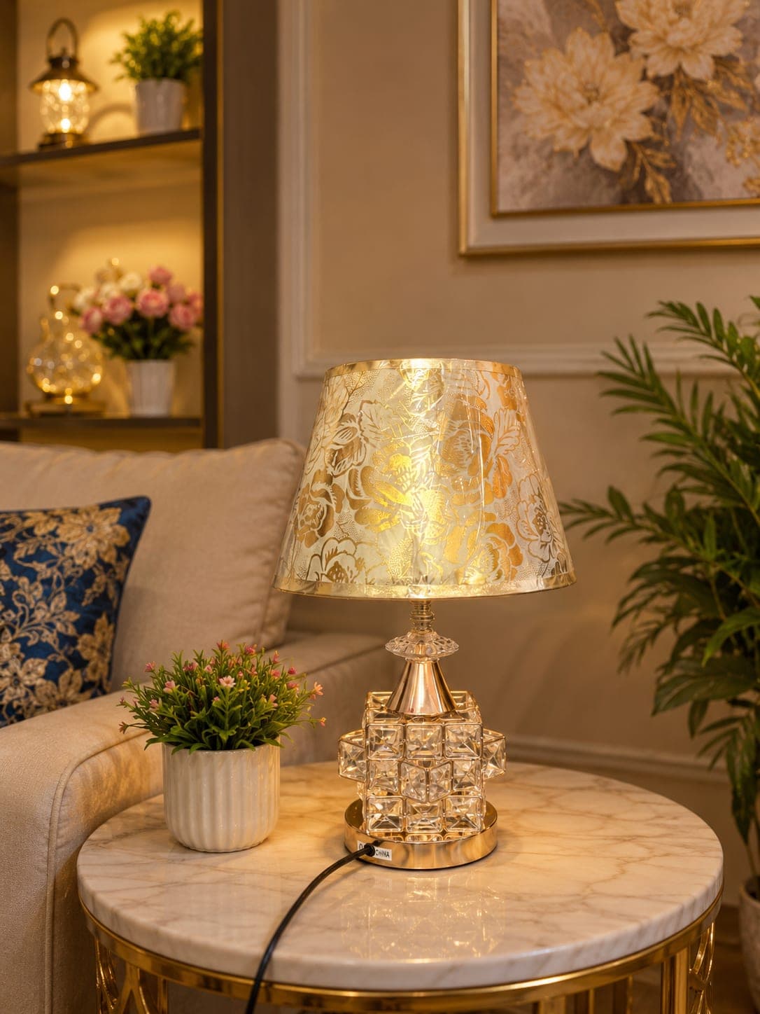 Premium Crystal Table Lamp